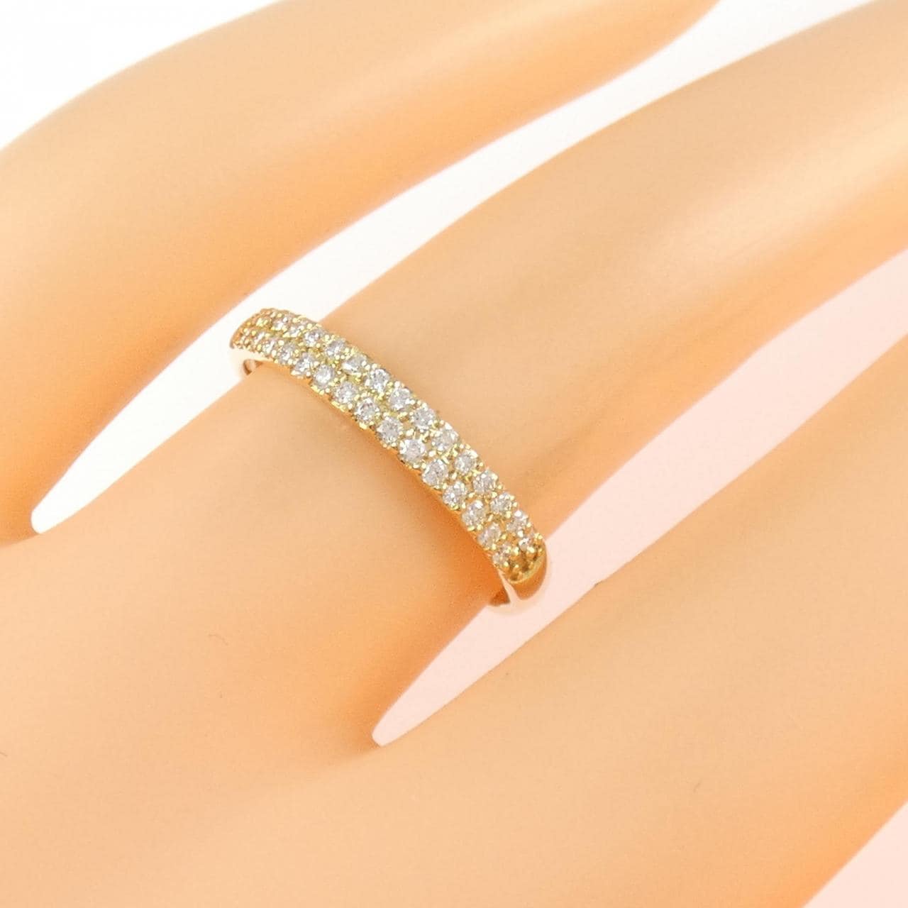 K18YG ダイヤモンド リング 0.18CT