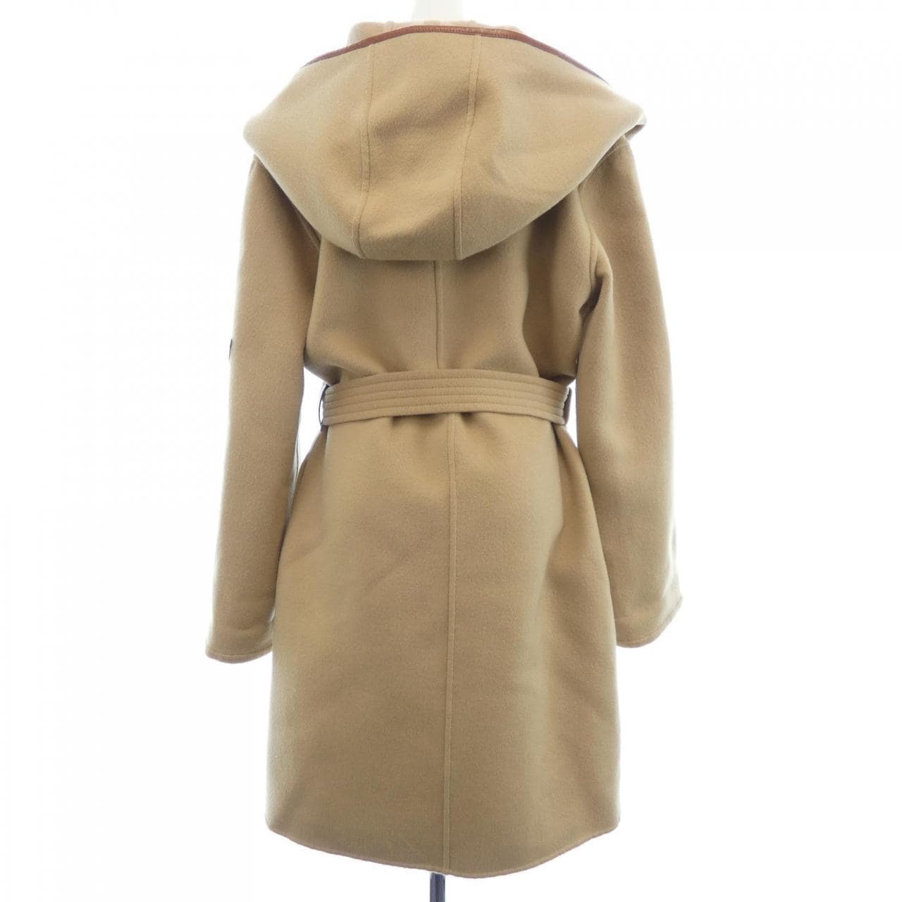 LOUIS VUITTON Vuitton 束附雙面連帽裹身大衣 FMCO05NUV