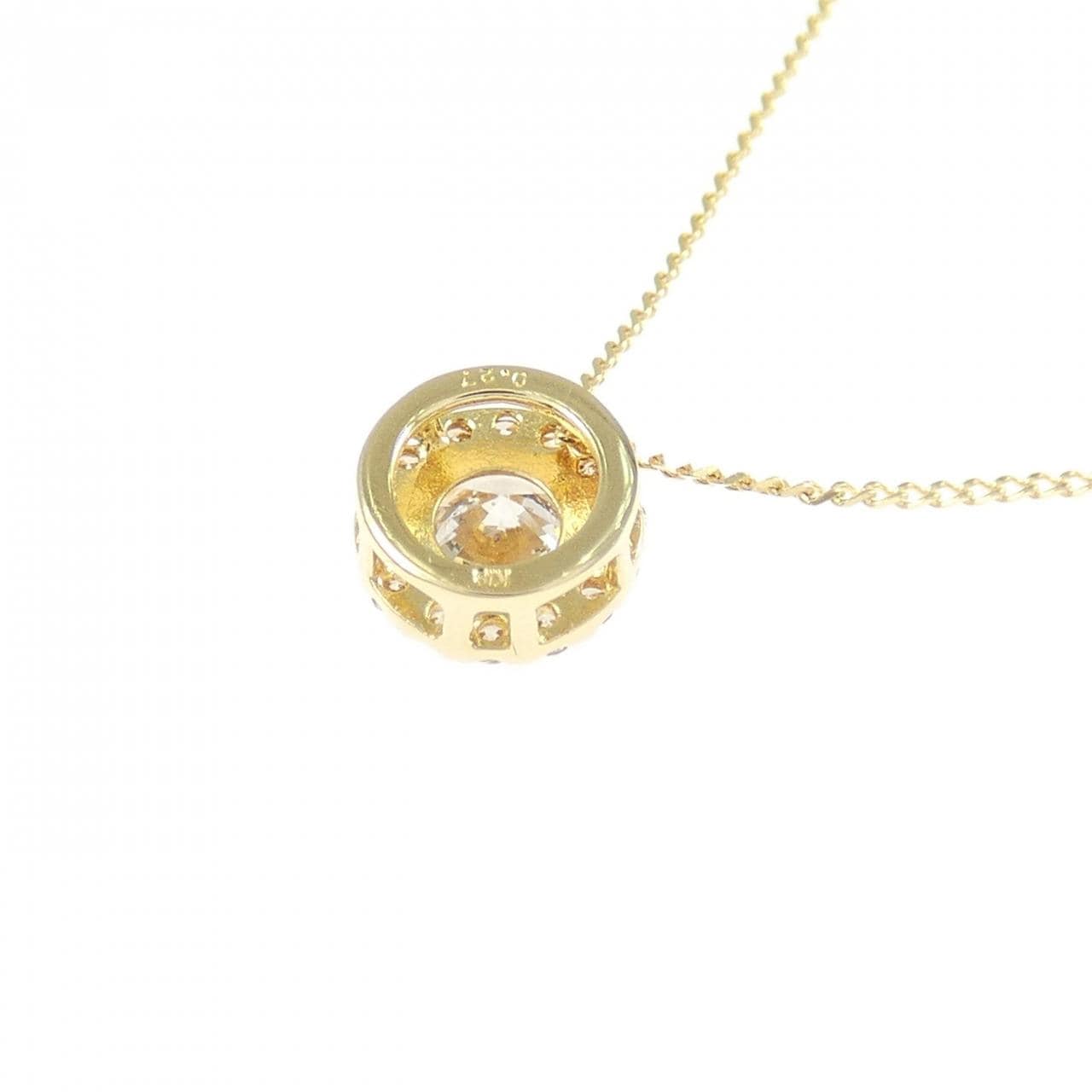 K18YG ダイヤモンド ネックレス 0.27CT