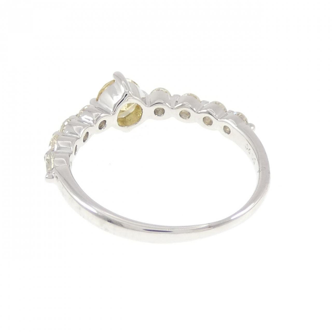 K18WG ダイヤモンド リング 0.90CT