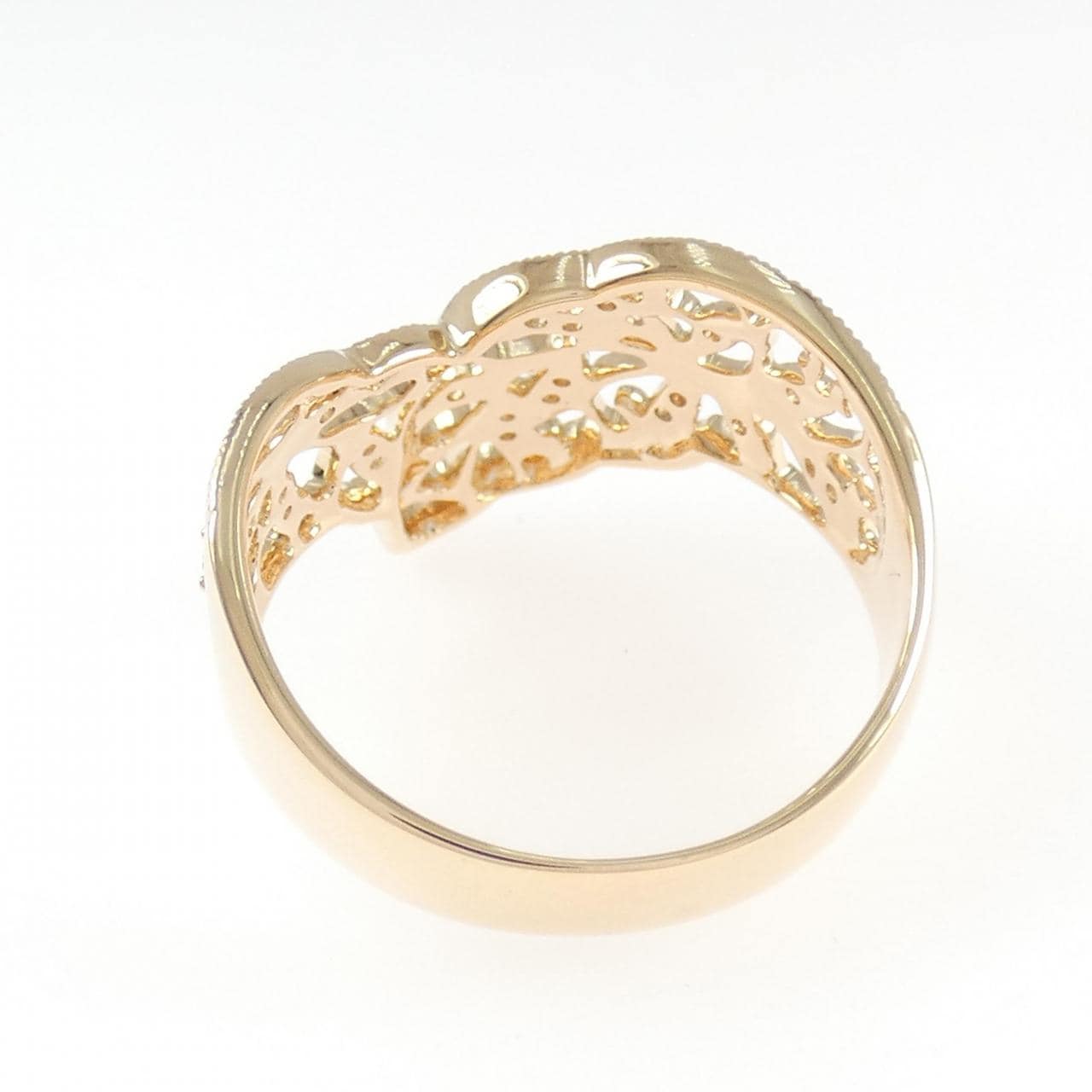 K18PG ダイヤモンド リング 0.25CT