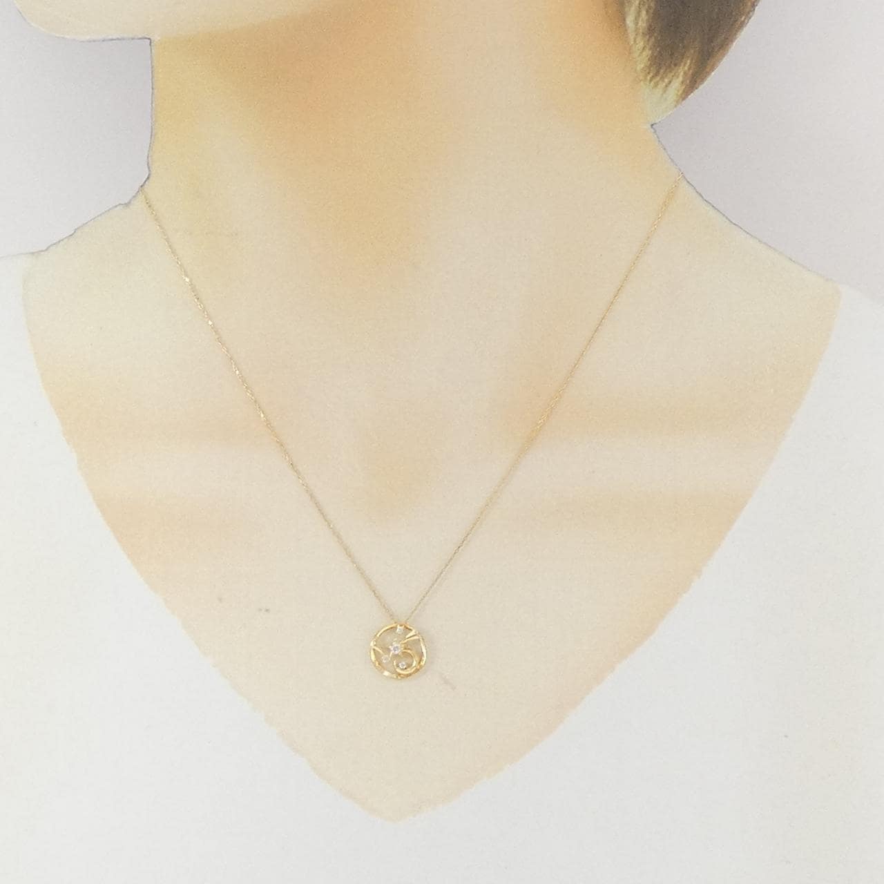 スタージュエリー ダイヤモンド ネックレス 0.05CT