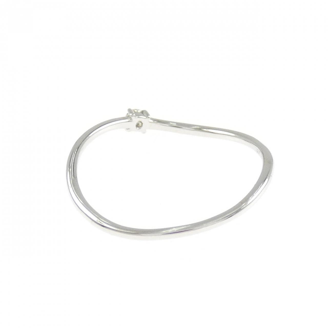 K18WG ダイヤモンド リング 0.03CT