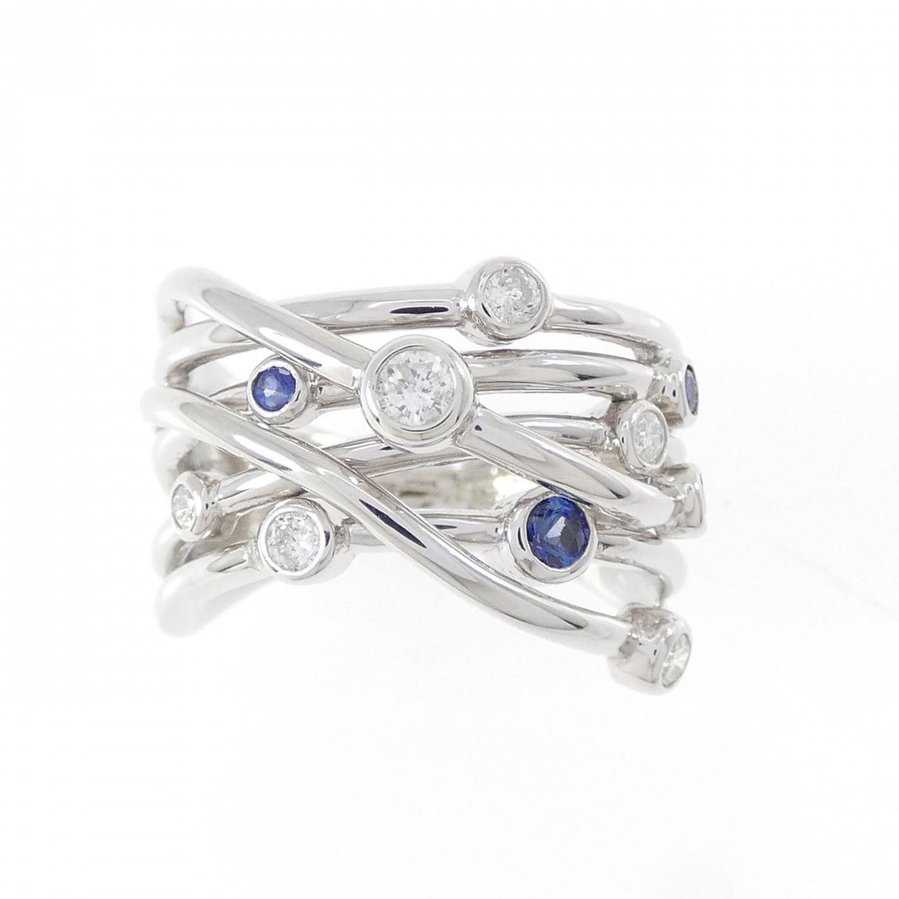 PT900 サファイヤ リング 0.21CT