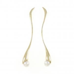 K18YG Akoya pearl earrings 5.7mm