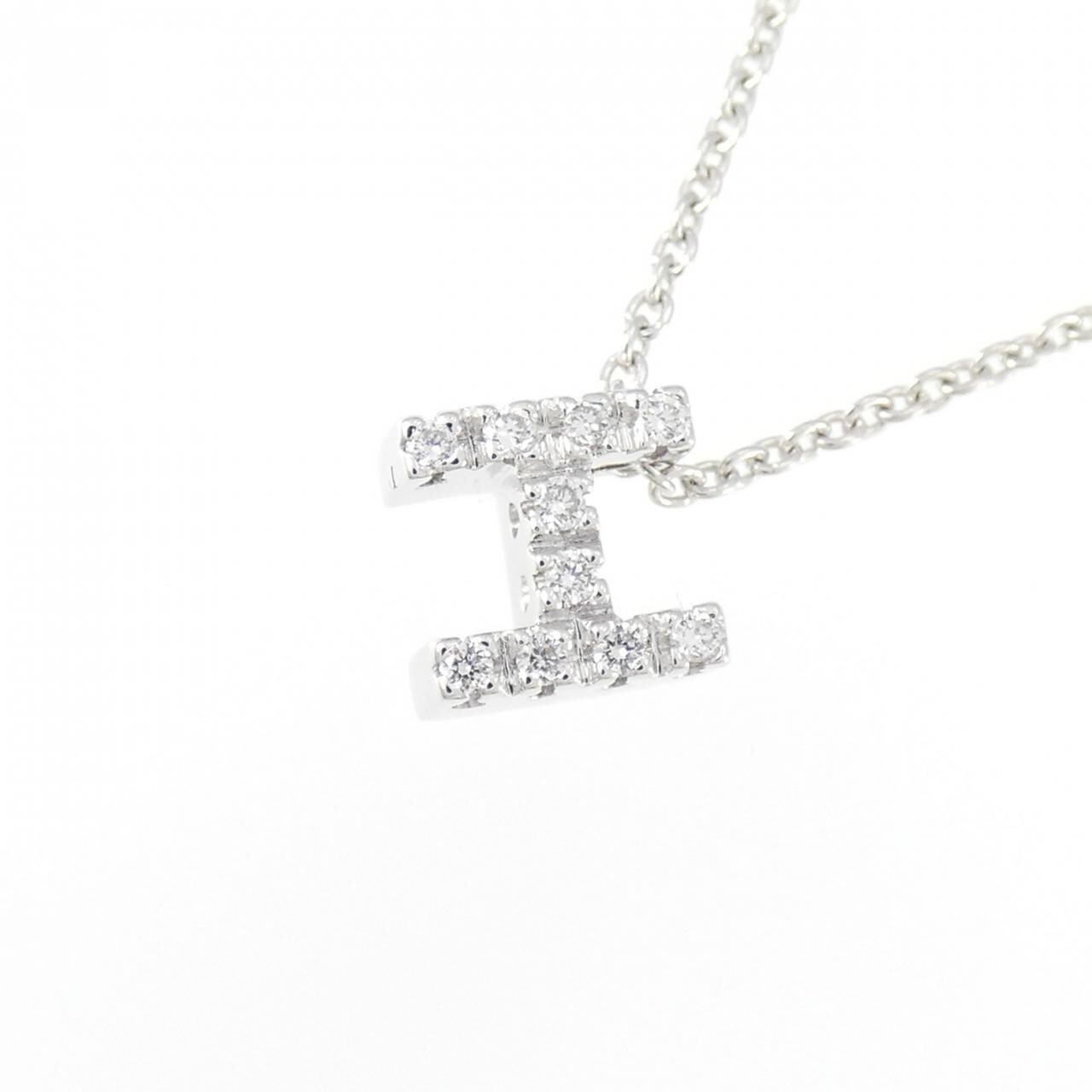 ポンテヴェキオ イニシャル ネックレス 0.05CT