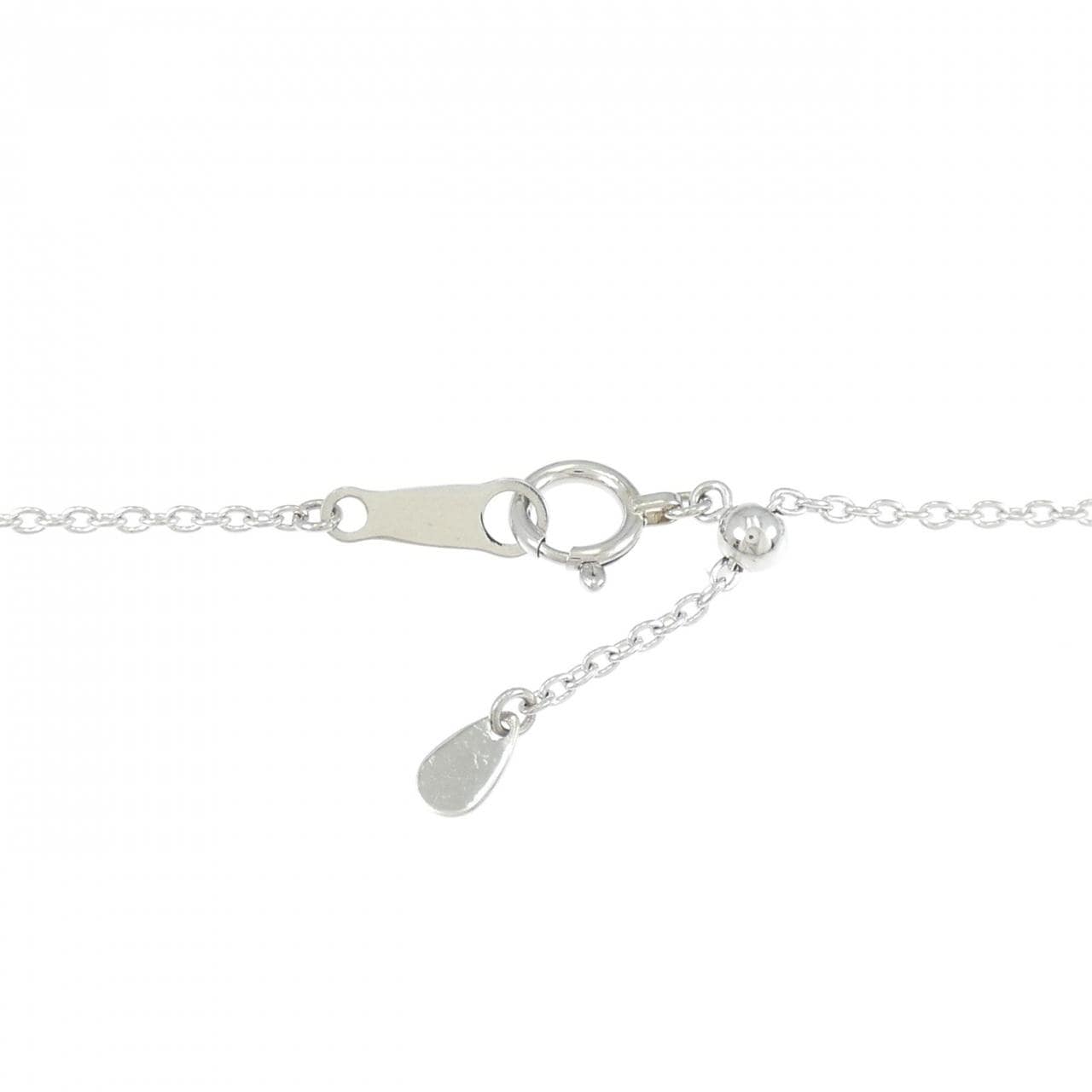 750WG/PT850 フラワー ダイヤモンド ネックレス 1.33CT