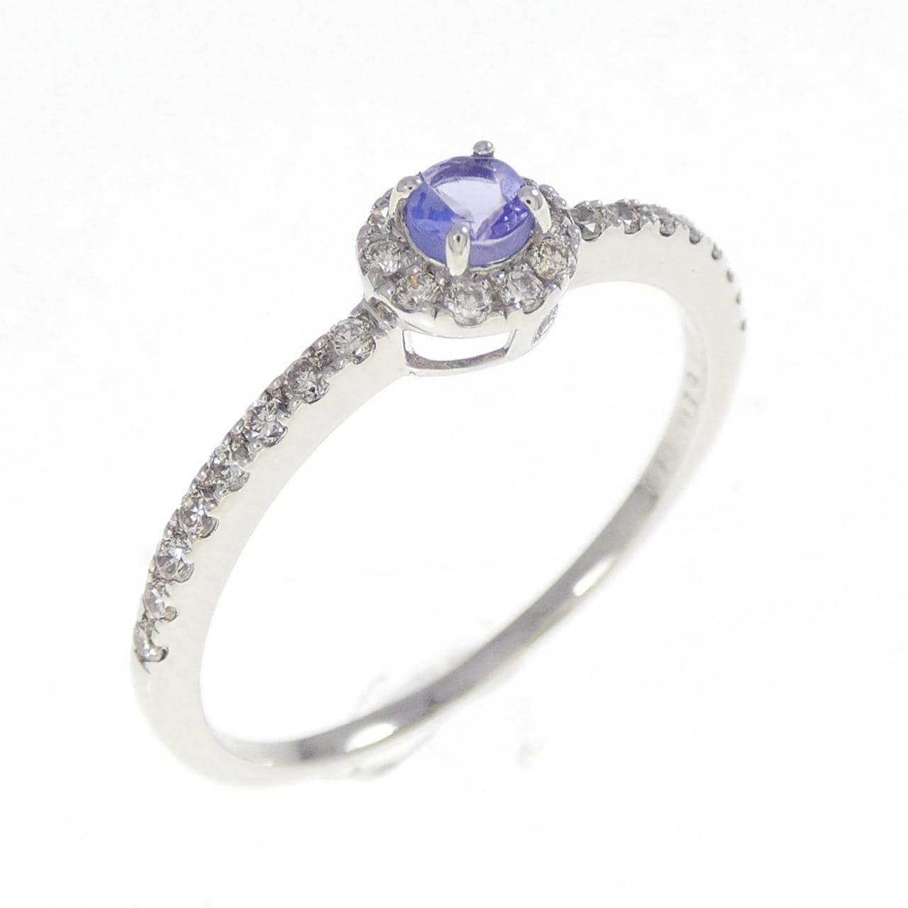 PT950 タンザナイト リング 0.10CT
