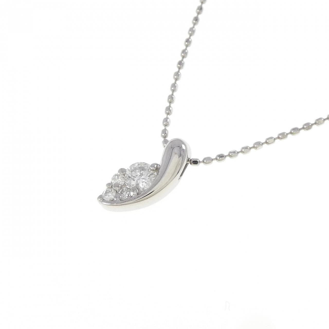 PT900/PT850 ダイヤモンド ネックレス 0.13CT