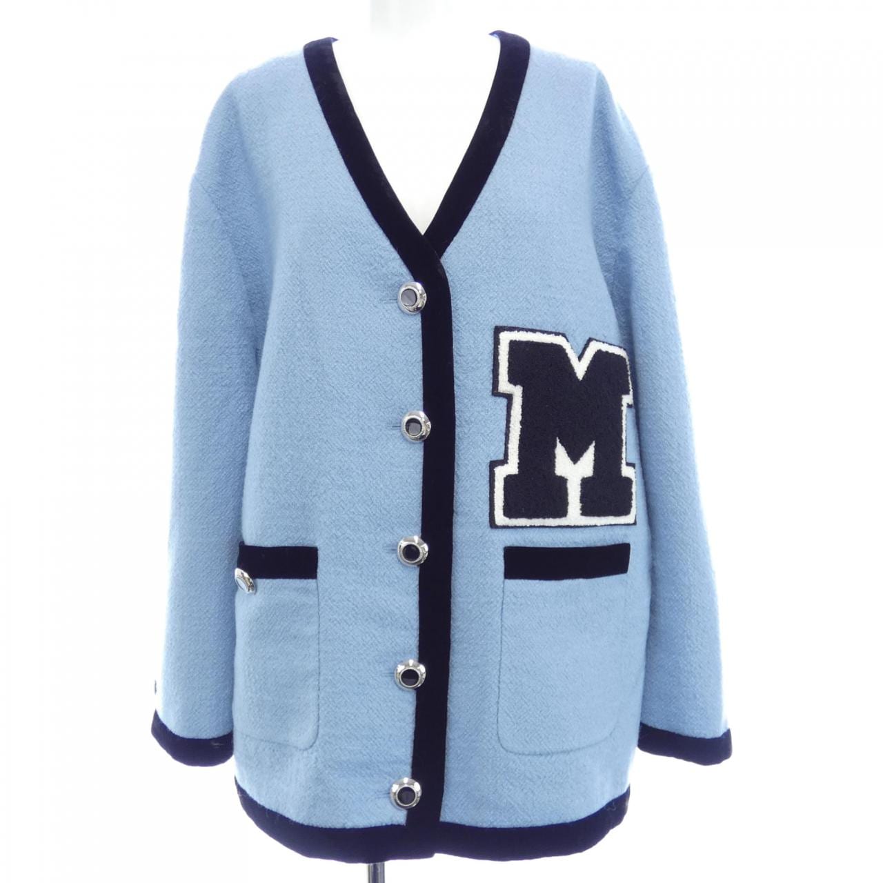 ミュウミュウ MIU MIU MH1651 1YF0 ノーカラージャケット