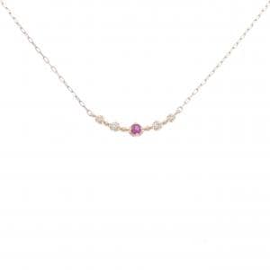 4゜C ルビー ネックレス