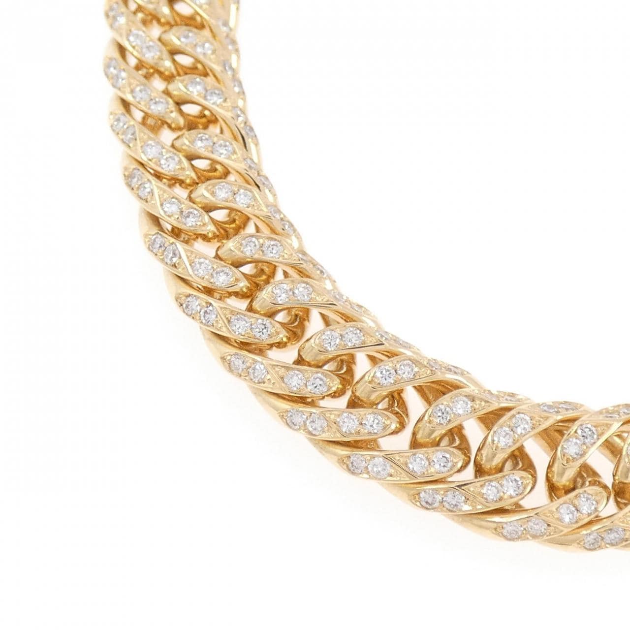 K18YG ダイヤモンド キヘイ ネックレス 5.40CT 50cm
