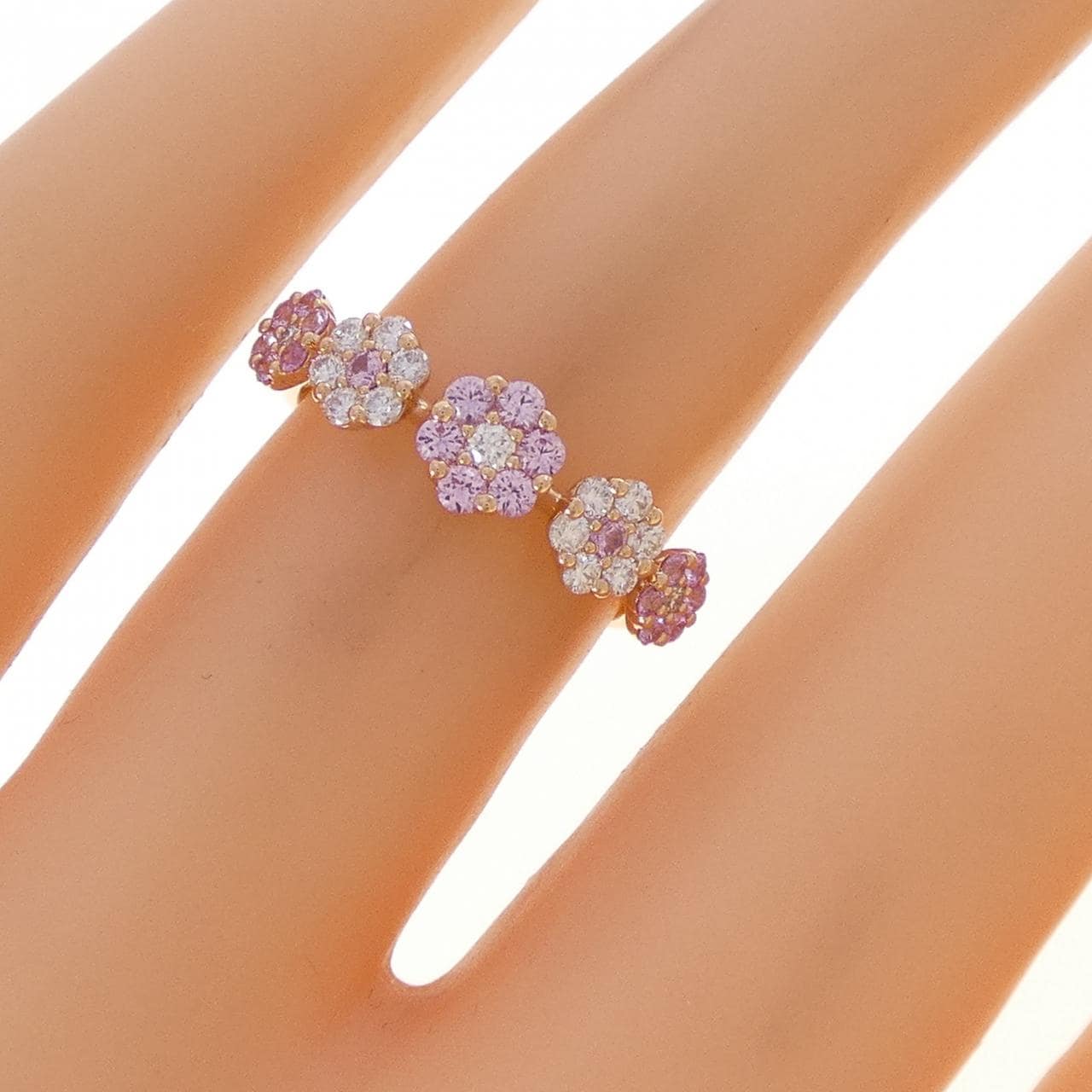ポンテヴェキオ フラワー リング 0.28CT