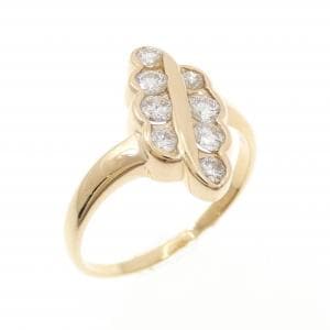 K18YG ダイヤモンド リング 0.50CT