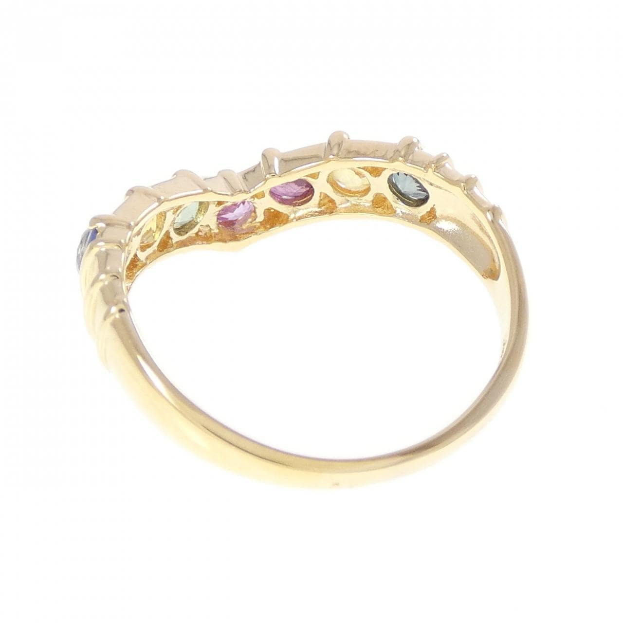 K18YG サファイヤ リング 0.95CT