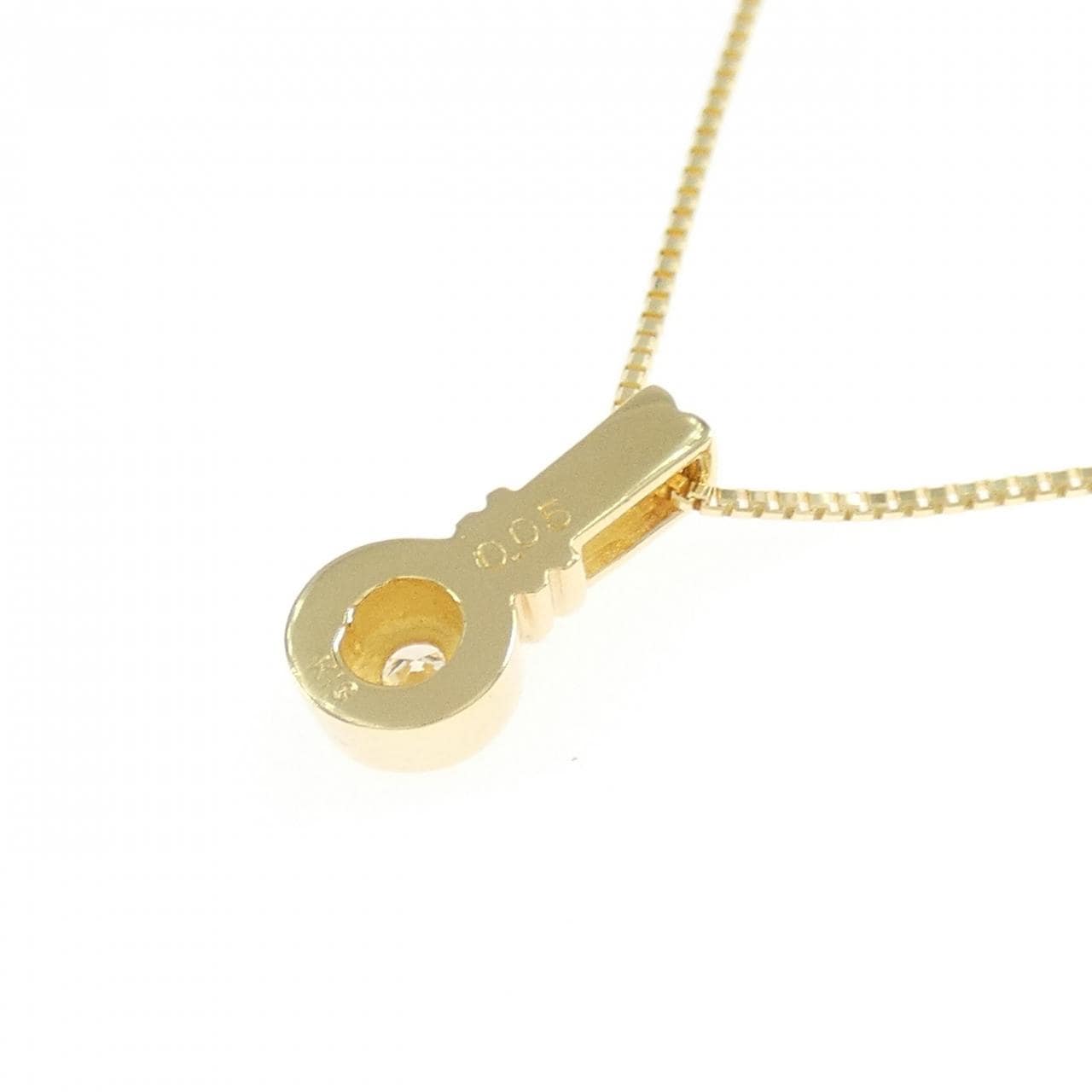 K18YG ダイヤモンド ネックレス 0.05CT