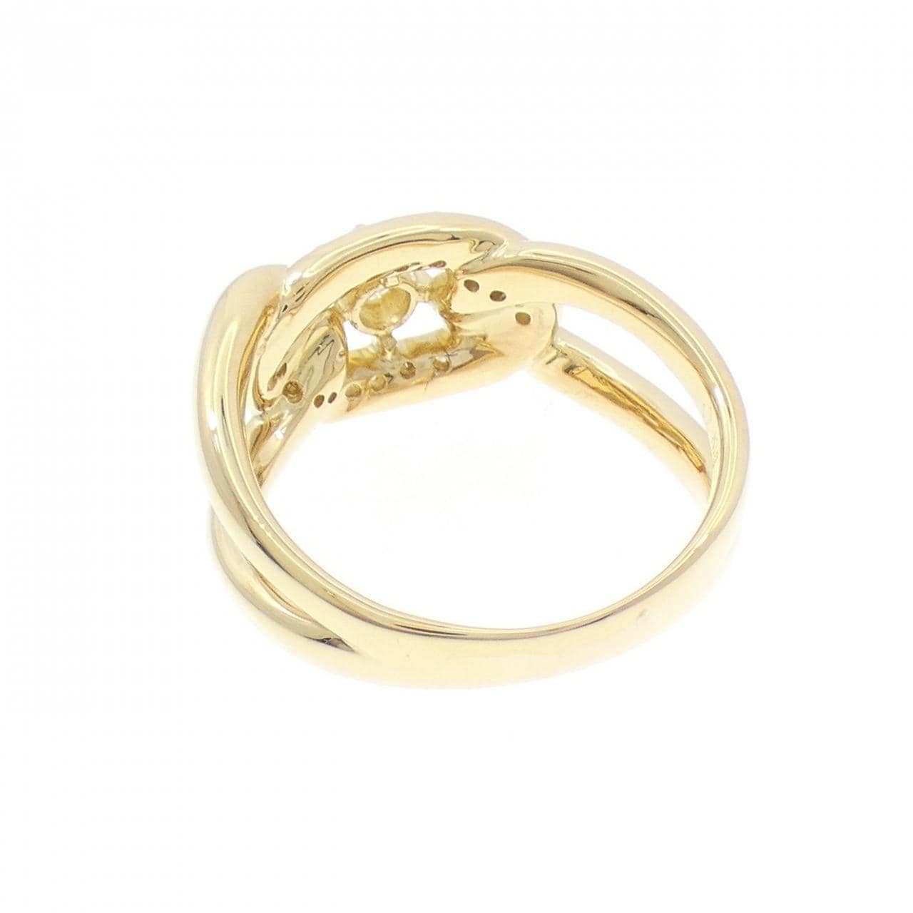 K18YG ダイヤモンド リング 0.44CT