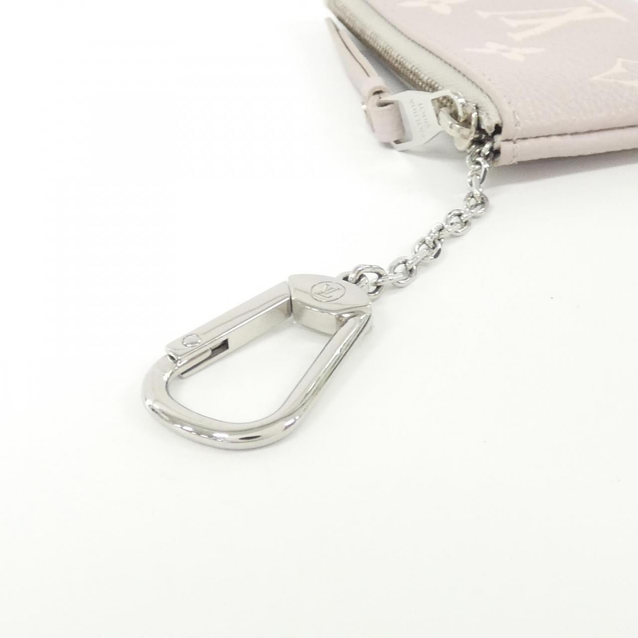 LOUIS VUITTON双色Monogram Empreinte Pochette Clé M13793零钱钥匙包