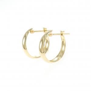 K18YG フープ ピアス