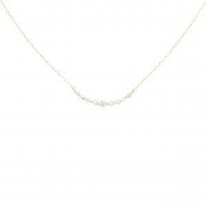 [BRAND NEW] K18YG Diamond necklace 0.10CT