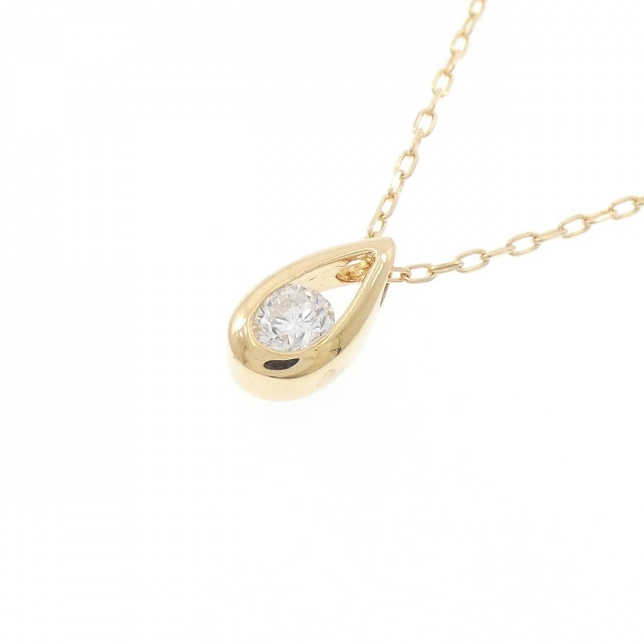 K18YG ダイヤモンド ネックレス 0.20CT
