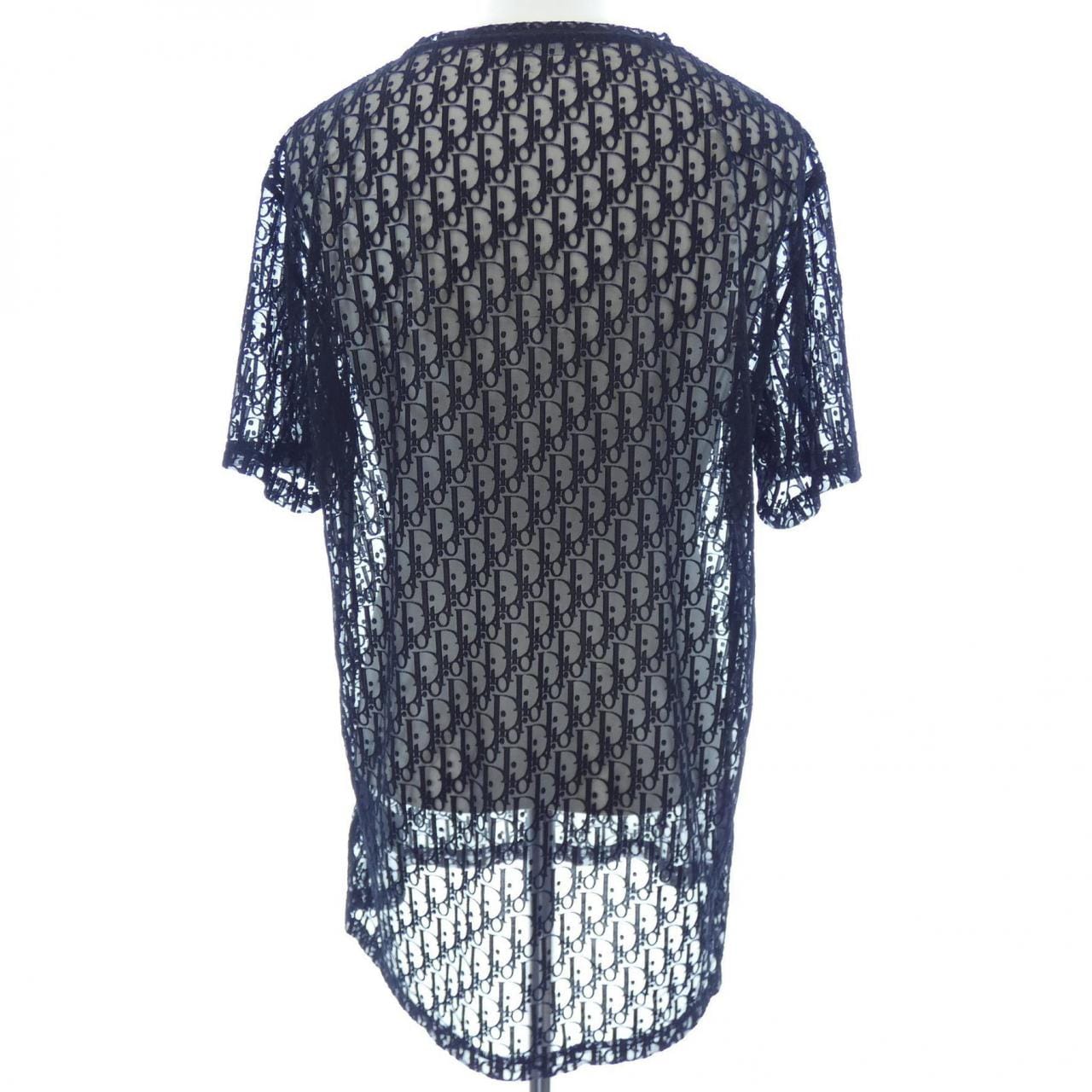 ディオール DIOR オーブリークシースルーTシャツ　OBLIQUE 923J615A0537 トップス