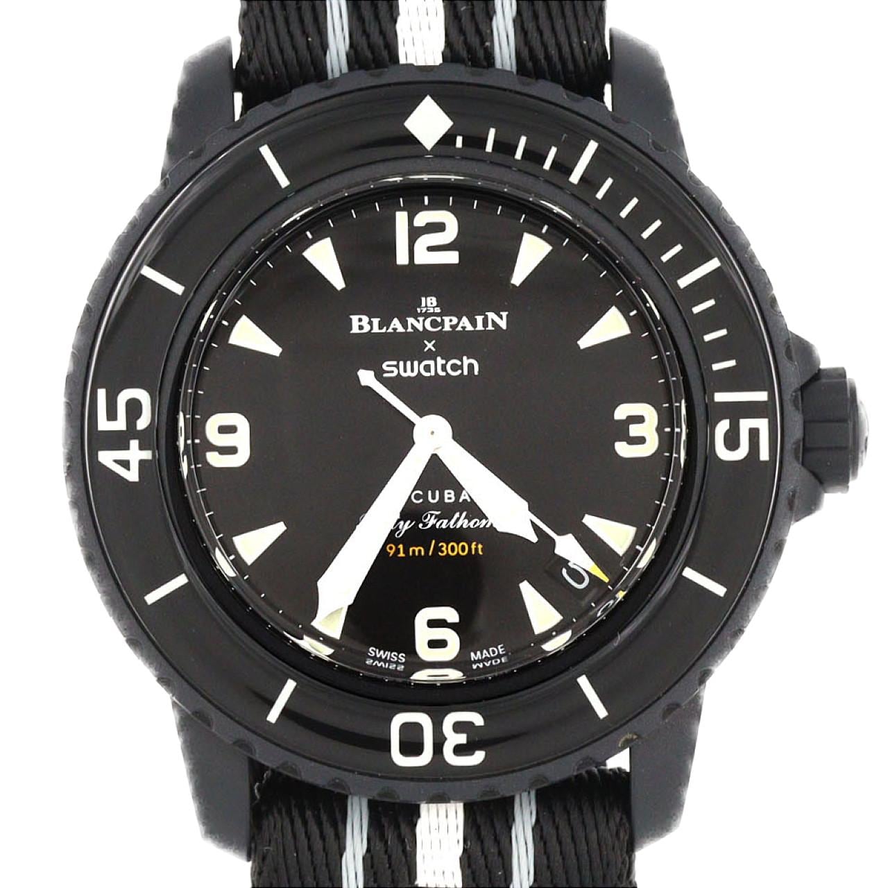 SWATCH SWATCH x Blancpain Fifty Fathoms Ocean of Storms SO35B400 Other Automatic