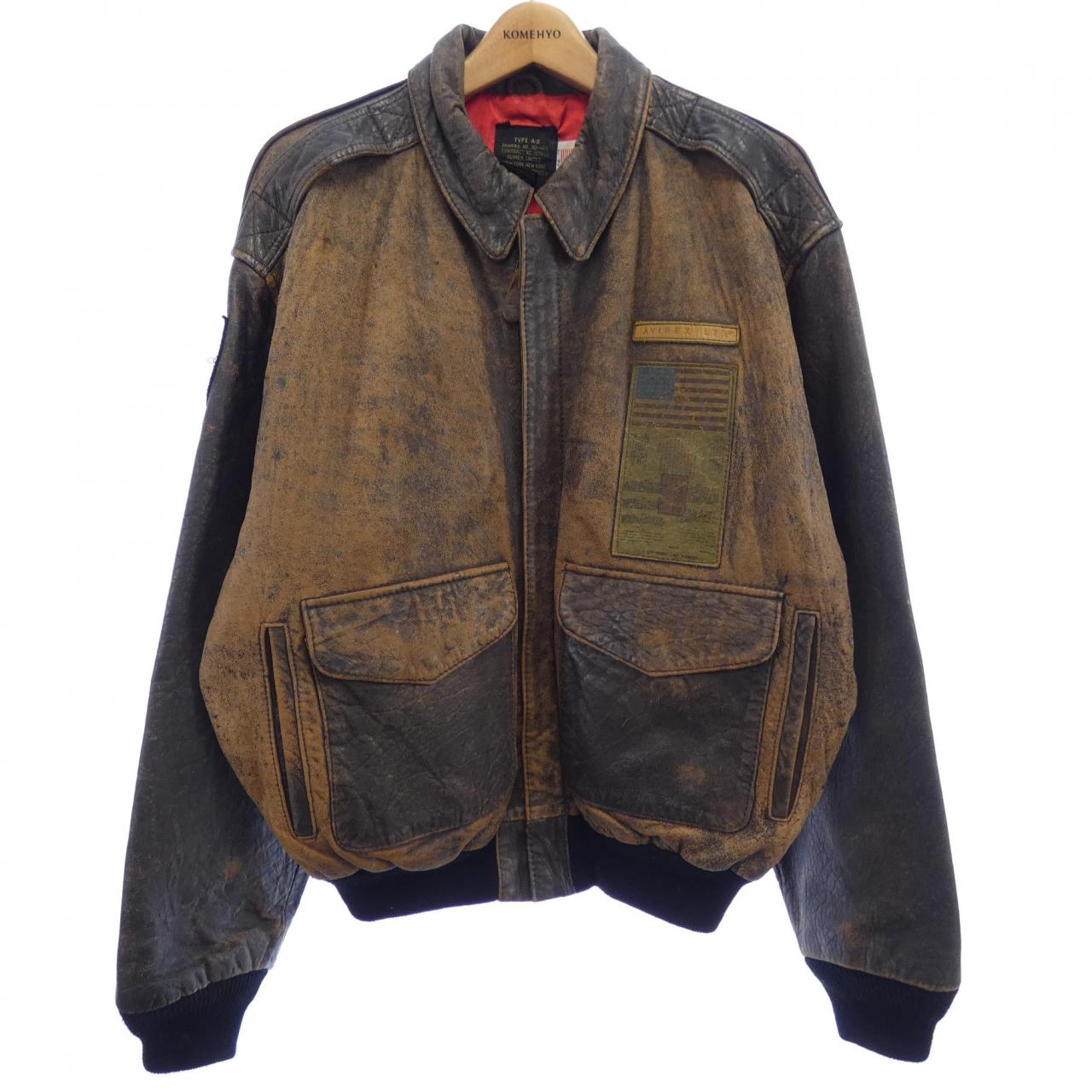 アヴィレックス AVIREX A-2 レザージャケット