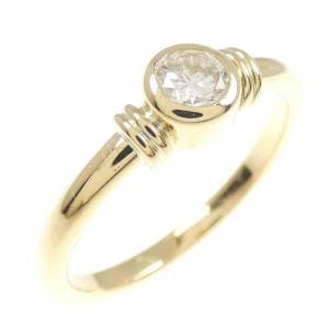 K18YG ダイヤモンド リング 0.32CT