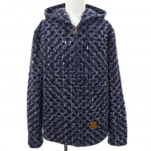 ルイヴィトン LOUIS VUITTON フロックドモノグラムデニムフーディ HTA23WURL ジャケット
