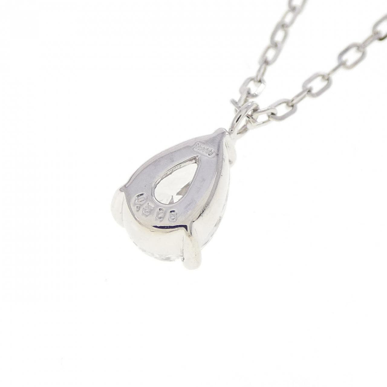 PT900/PT850 TypeⅡa ダイヤモンド ネックレス 0.506CT D IF ペアシェイプ
