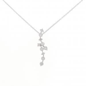 K18WG ダイヤモンド ネックレス 0.50CT