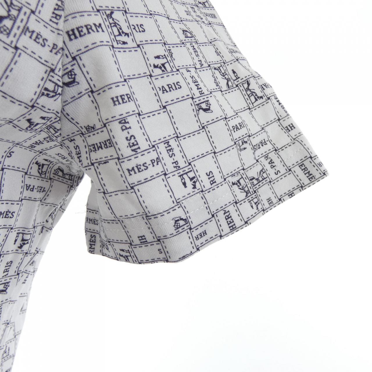 エルメス HERMES BOLDUC AU CARRE ボルデュックチェック 5E4645DK Tシャツ