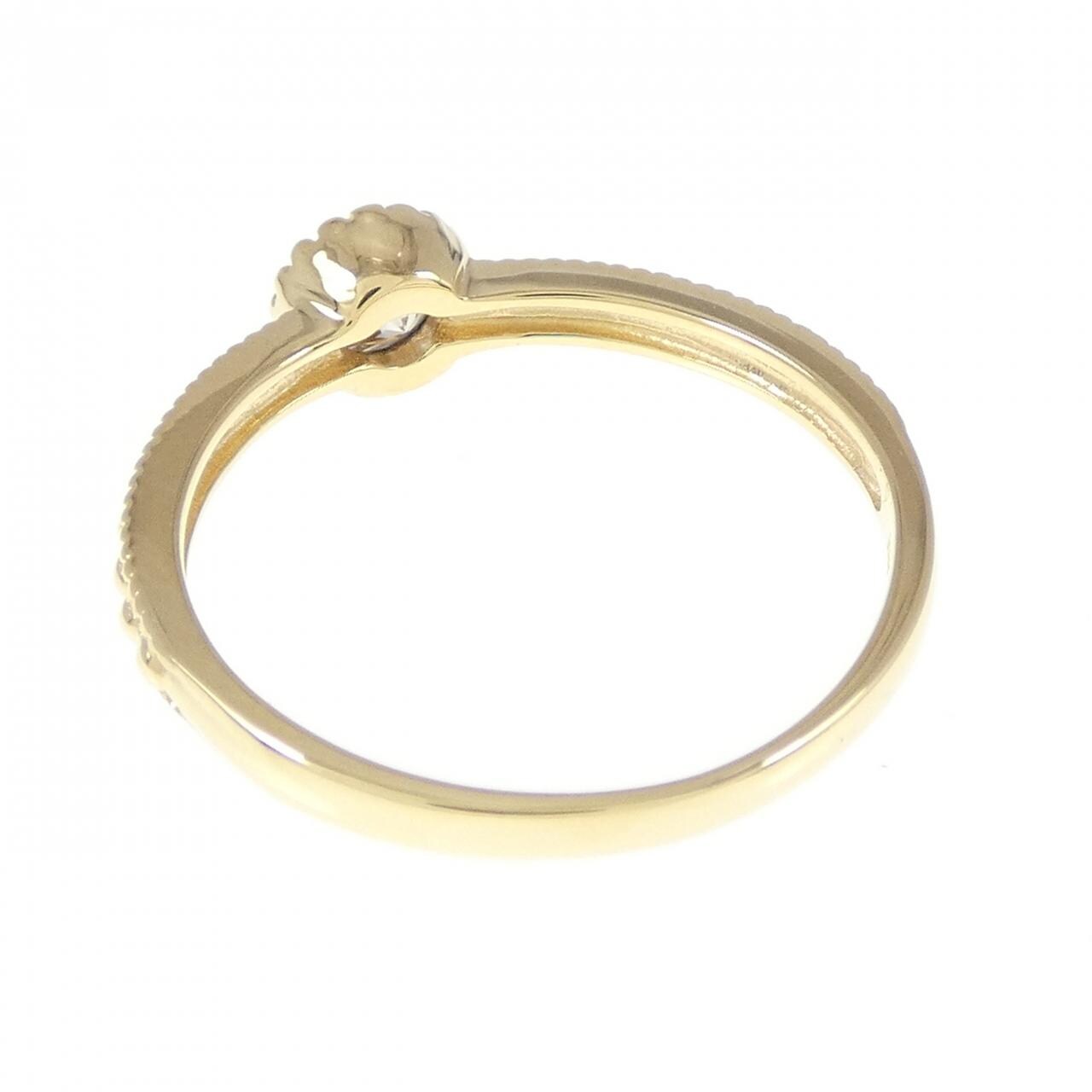 K18YG ダイヤモンド リング 0.269CT