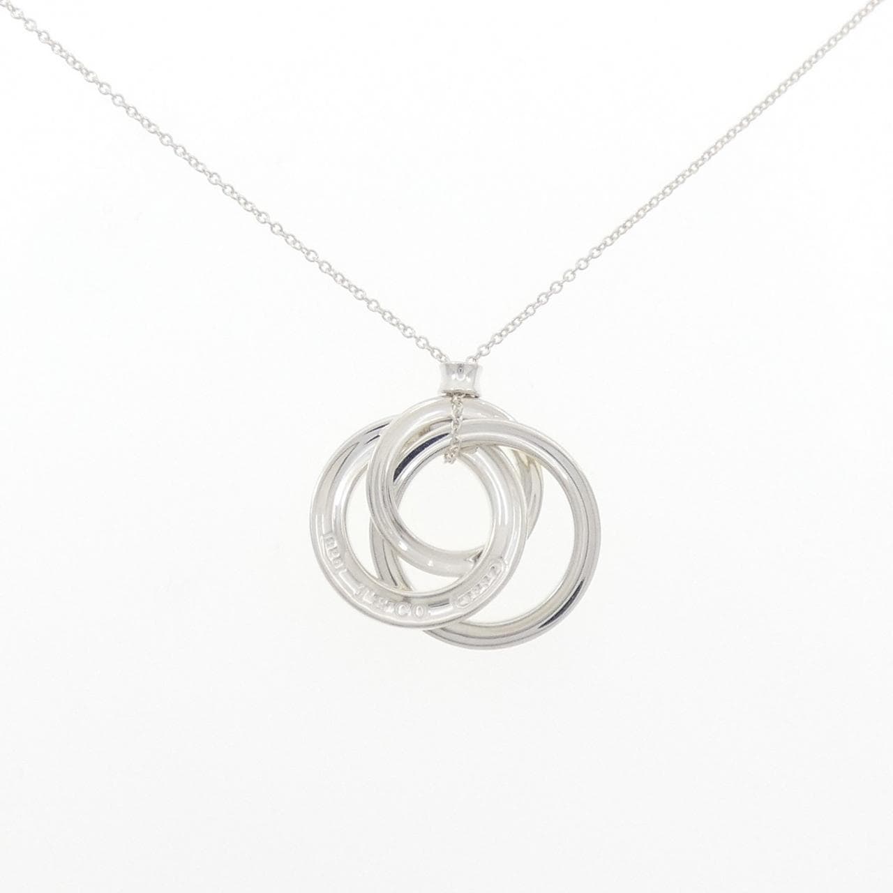 TIFFANY Co. 1837 Interlocking Circle Small Necklace