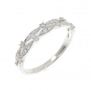 K18WG ダイヤモンド リング 0.10CT