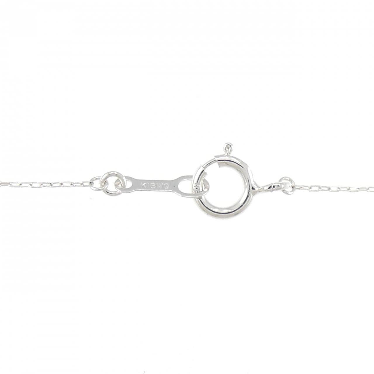 K18WG ルビー ネックレス 0.36CT