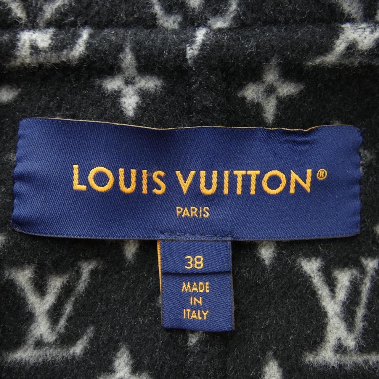 LOUIS VUITTON Vuitton Hooded Wrap Coat FGCO40QWE