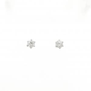 PT/PT900 ソリティア ダイヤモンド ピアス 0.40CT
