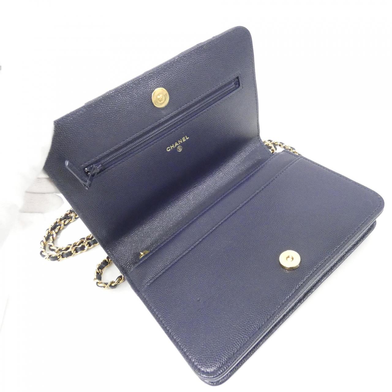 シャネル チェーンウォレット