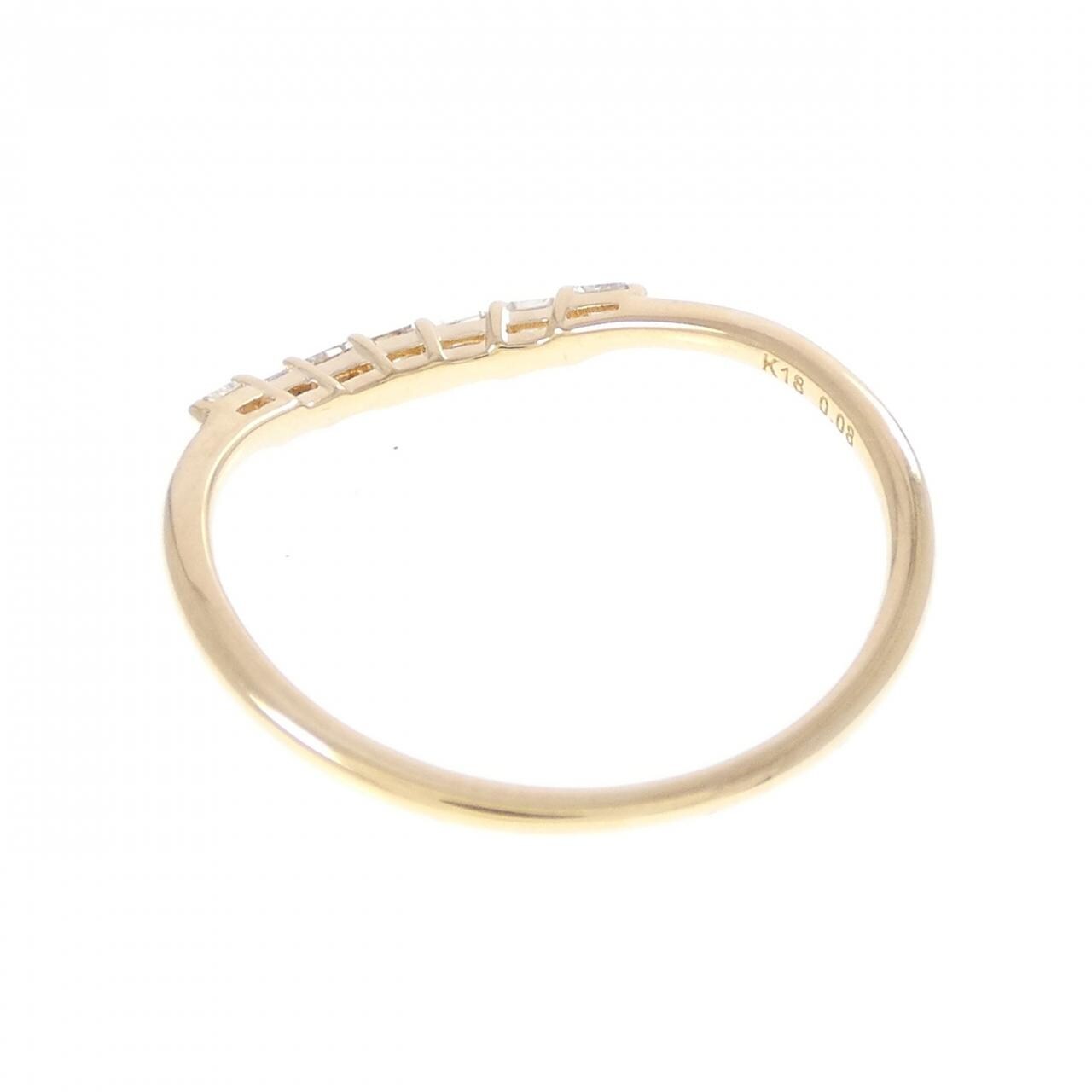 アガット ダイヤモンド リング 0.08CT