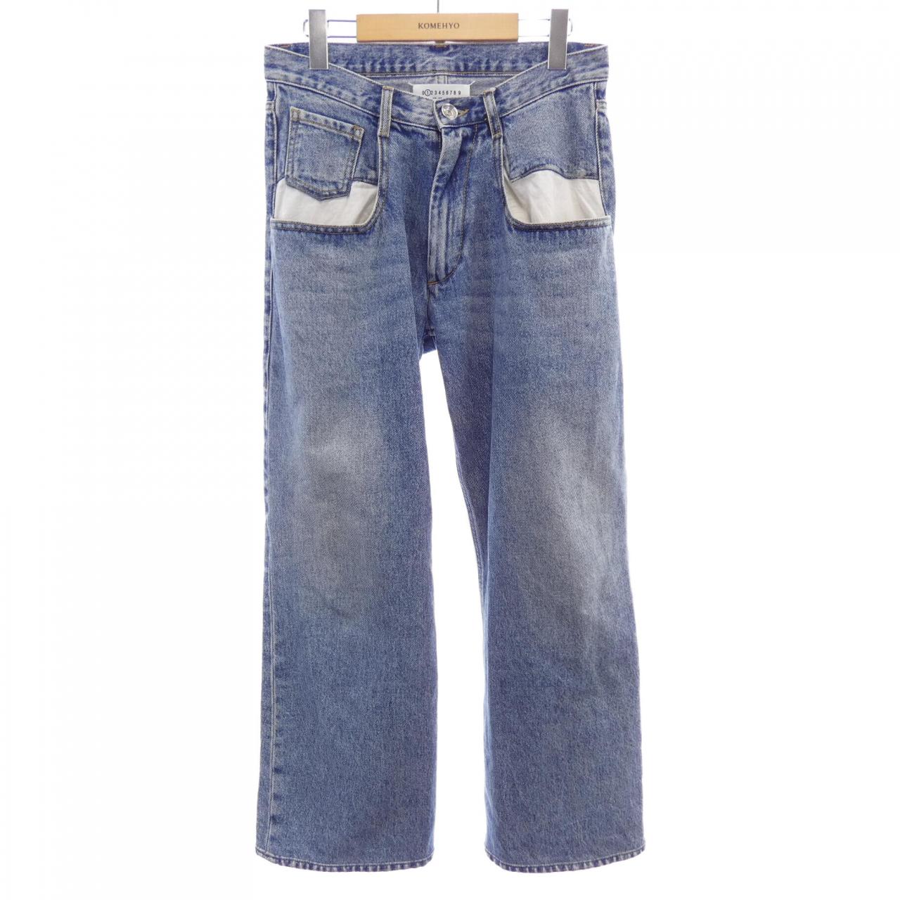 メゾンマルジェラ Maison Margiela ストレートジーンズ コントラストポケット S51LA0052 ジーンズ