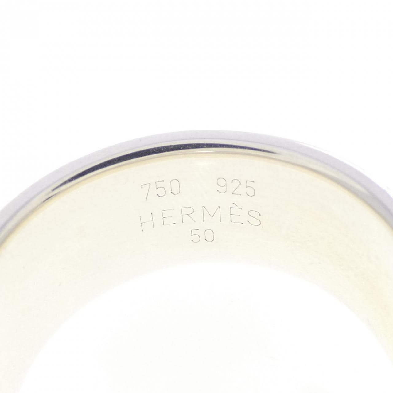 エルメス 925/750YG リング