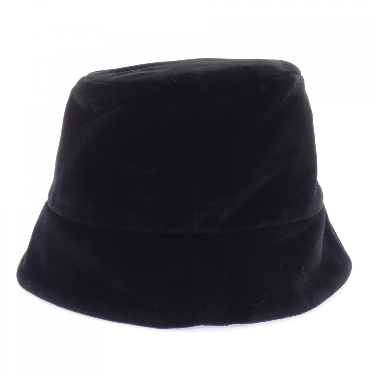 プラダ PRADA トライアングルロゴ ベルベット バケットハット 1HC137 068 ハット