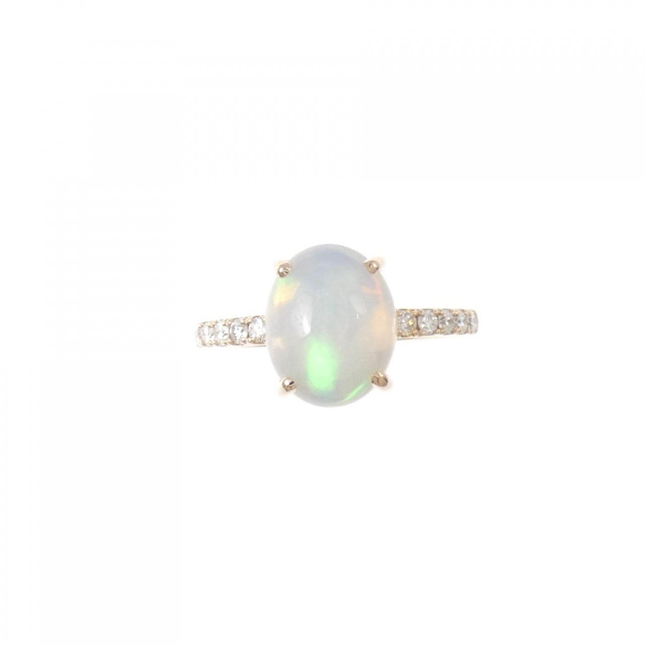 K18YG オパール リング 1.72CT