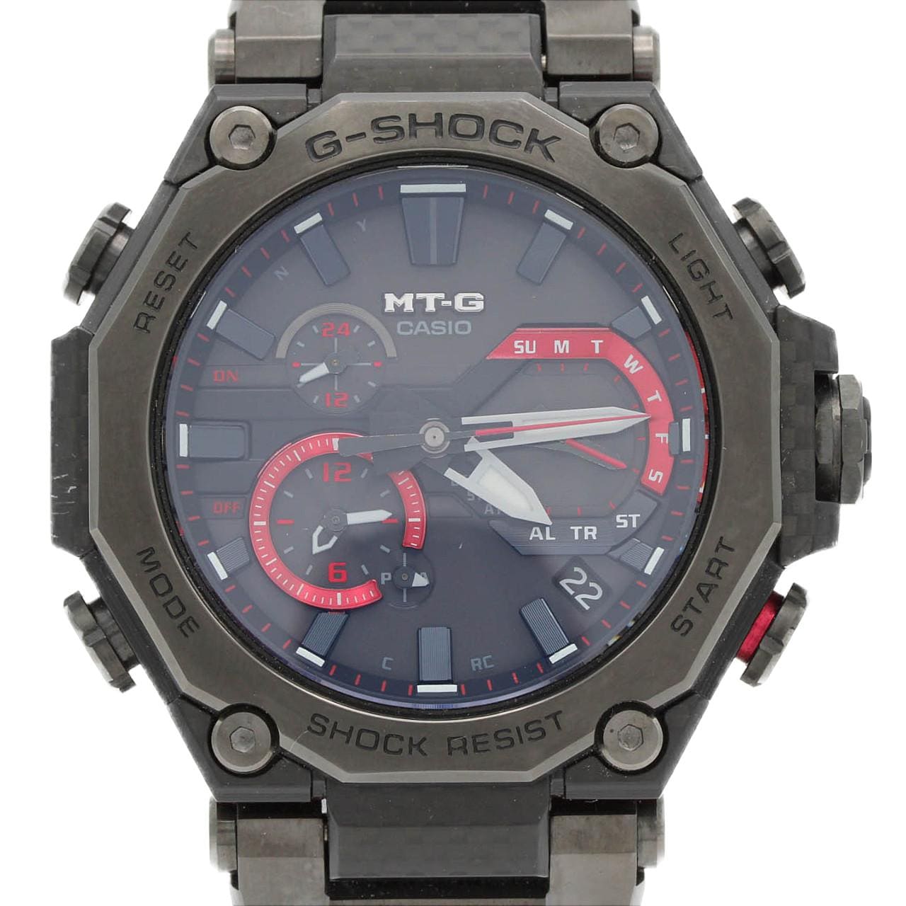カシオ G-SHOCK･MT-G 電波時計 MTG-B2000YBD-1AJF SSxカーボン ソーラークォーツ