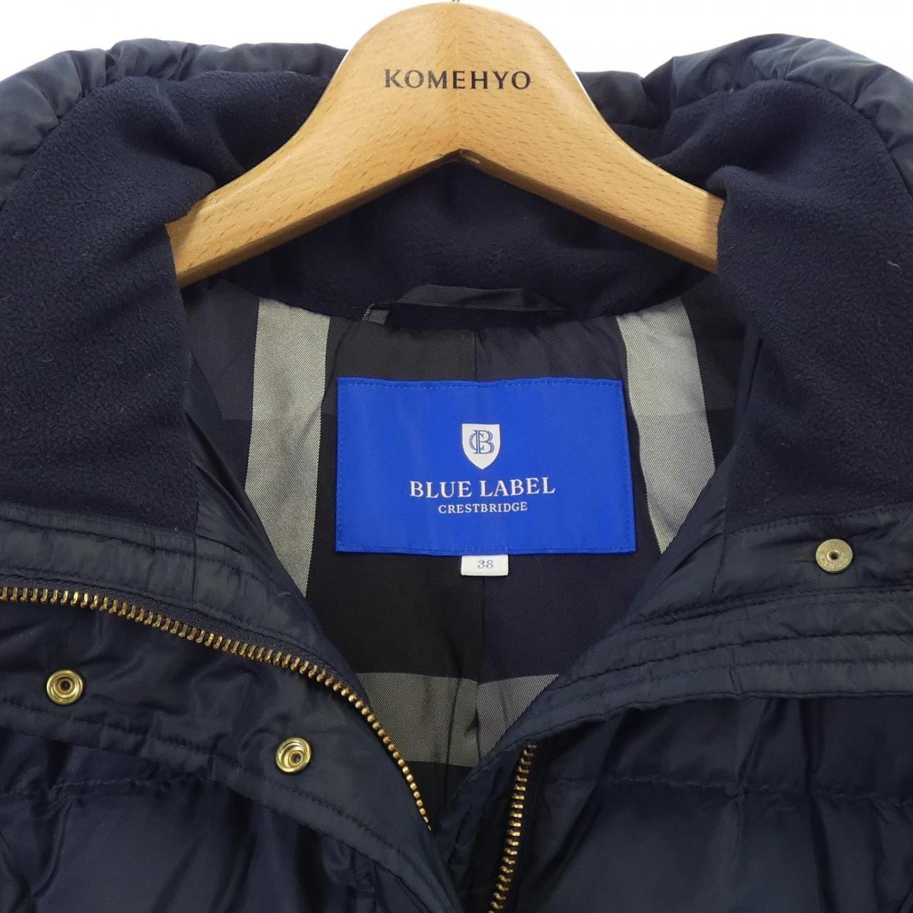 ブルーレーベルクレストブリッジ BLUE LABEL CRESTBRID ダウンコート