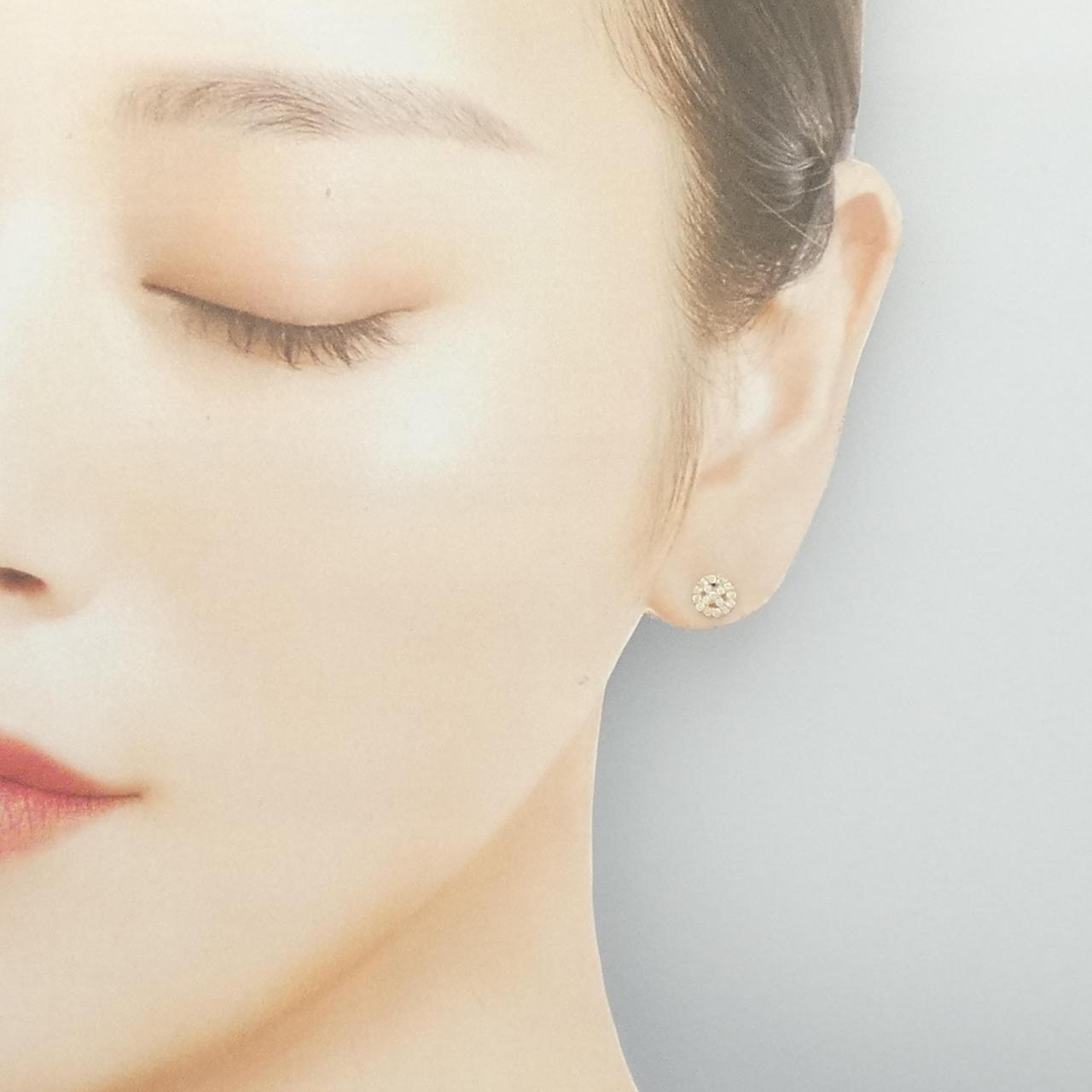 【リメイク】K18YG ダイヤモンド ピアス 0.20CT