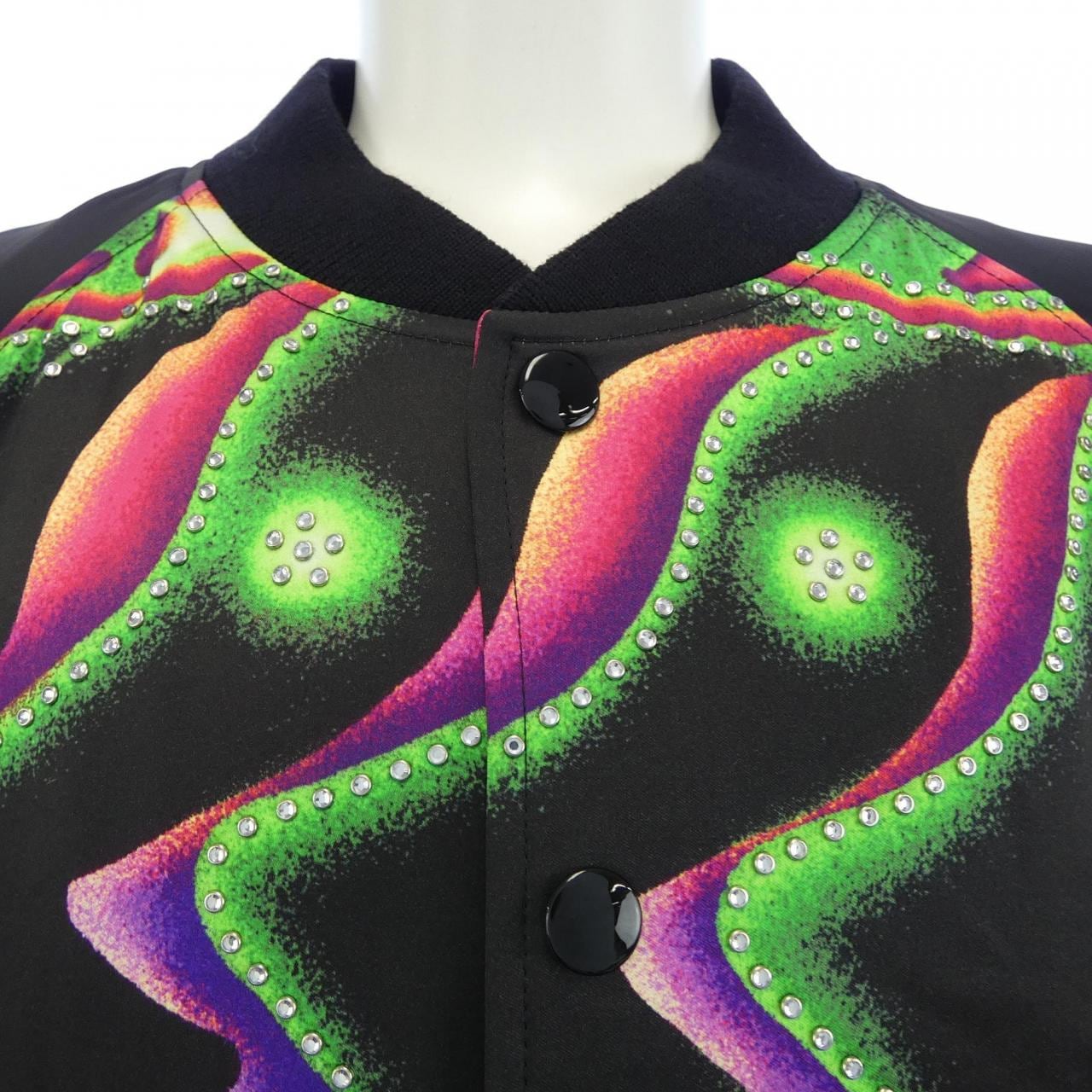 セリーヌ CELINE サテンアーティストプリントテディブルゾン 2V30H354Q ブルゾン