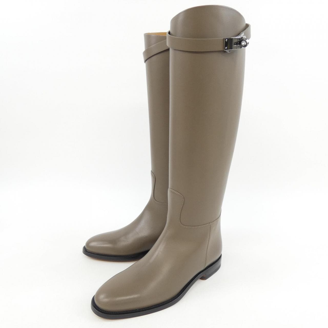 HERMES JUMPING Kelly Buckle Long Boots 252191Z